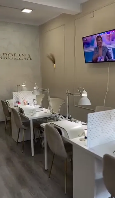 Sala de manicure do Carolina Dinis Beauty Studio
