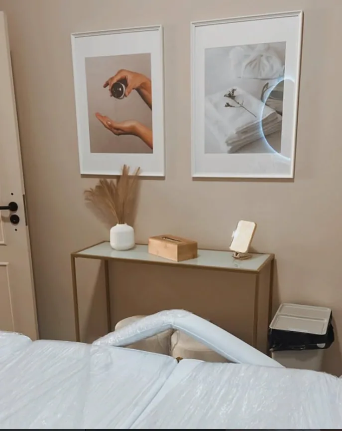 Sala de tratamentos do Carolina Dinis Beauty Studio